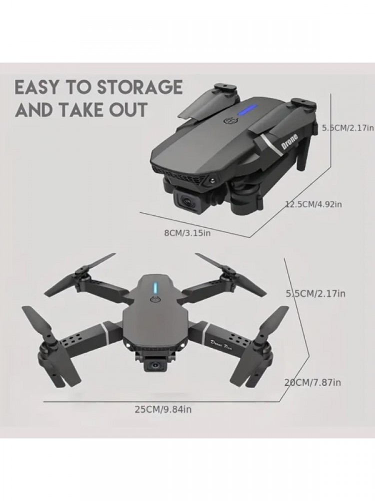 Dronas su kamera ir pulteliu