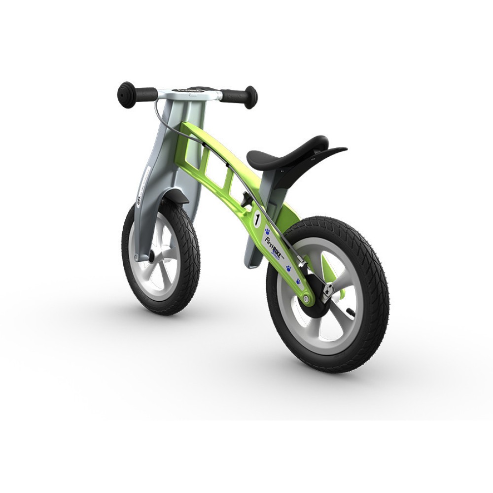 Balansinis dviratis FirstBike STREET ŽALIAS