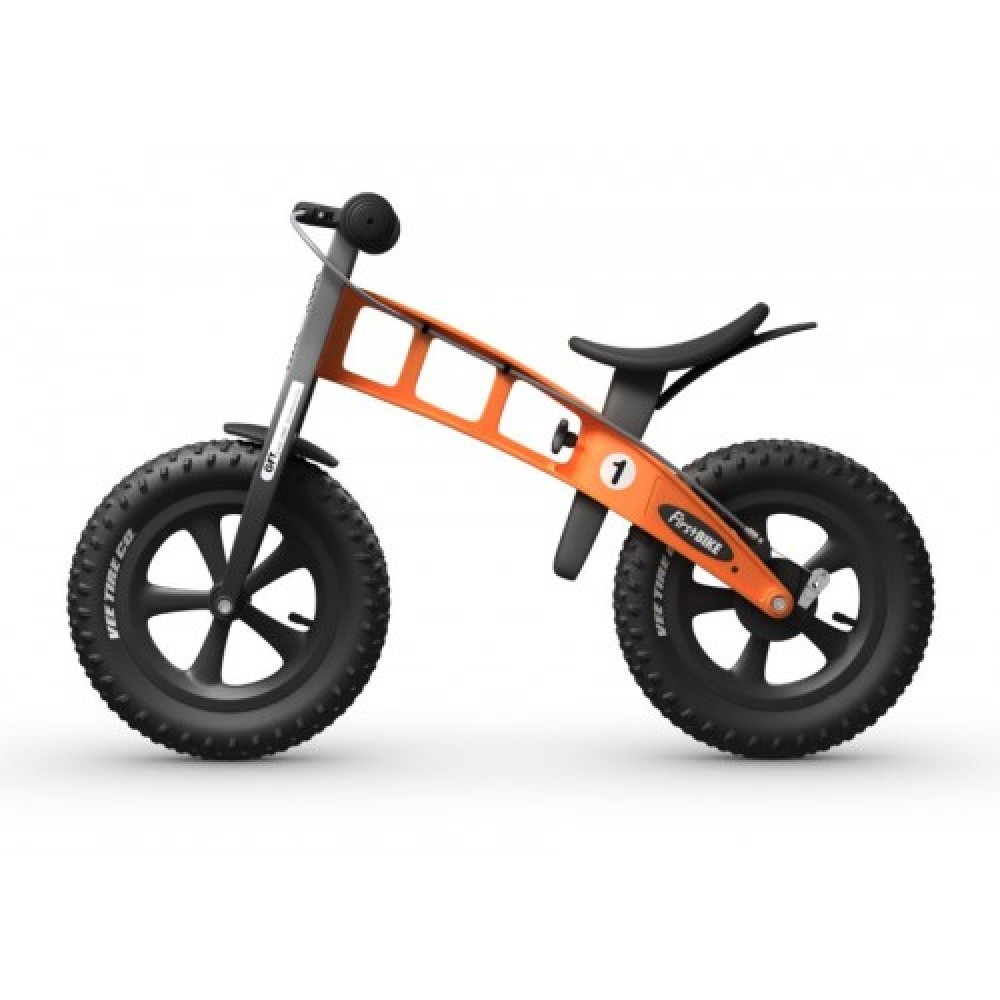 Balansinis dviratis FirstBike SPECIAL FAT ORANŽINIS