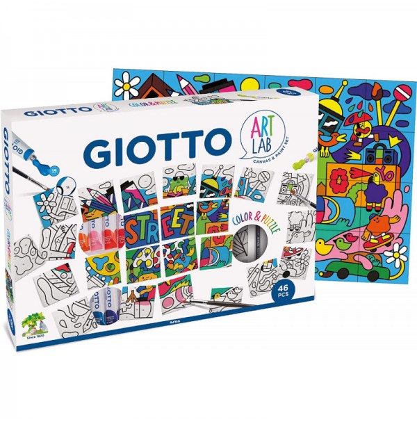 Rinkinys GIOTTO ART LAB Color & Puzzle 