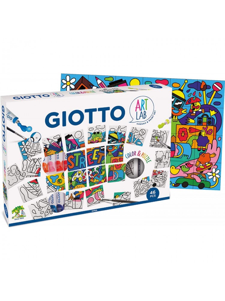 Rinkinys GIOTTO ART LAB Color & Puzzle 