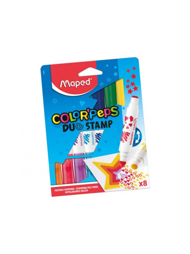 Flomasteris Maped Color’Peps Duo Stamp