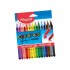 Flomasteris Maped ColorPeps Jungle 12vnt.+spalvotas pieštukas Maped ColorPeps Infinity 15vnt.
