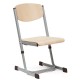 Mokyklinė reguliuojama kėdė, dydis 5 - 6, pilkos spalvos