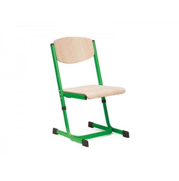 Mokyklinė reguliuojama kėdė, dydis 5 - 6, žalios spalvos