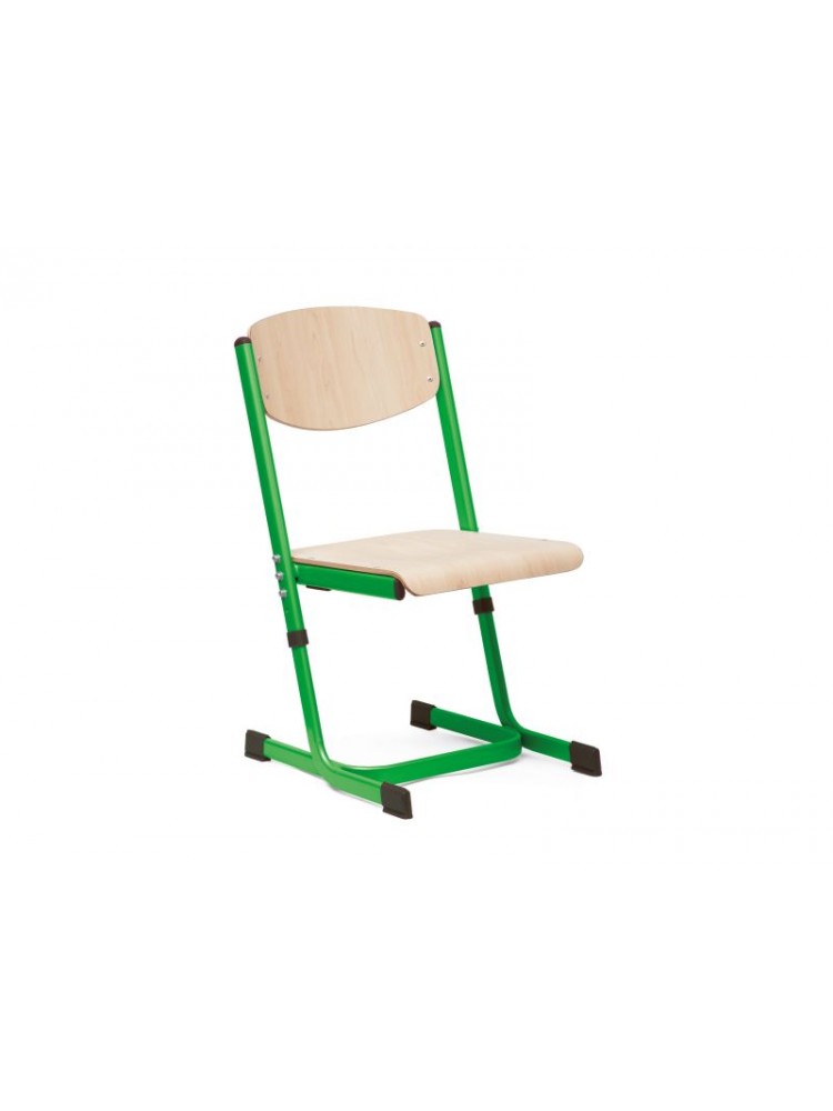 Mokyklinė reguliuojama kėdė, dydis 3 - 4, žalios spalvos