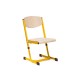 Mokyklinė reguliuojama kėdė, dydis 5 - 6, geltonos spalvos