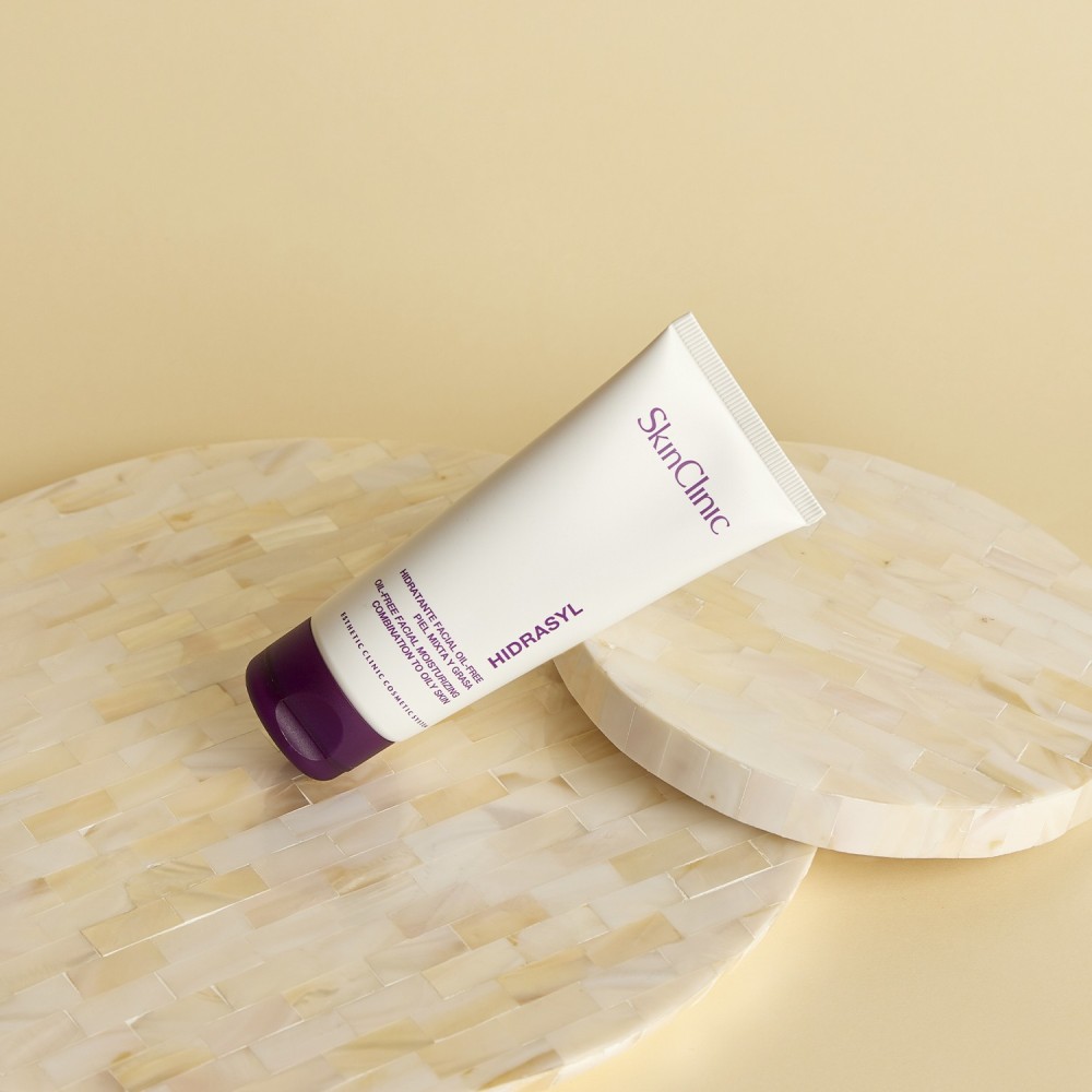 SkinClinic Hidrasyl, lengvas, aliejų neturintis drėkinamasis kremas mišriai ir riebiai odai, 70 ml