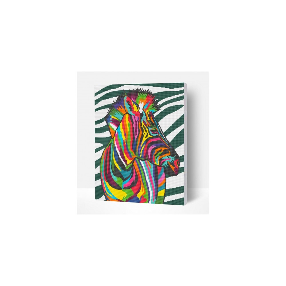 Deimantinė dėlionė ZEBRAS - Splat Planet