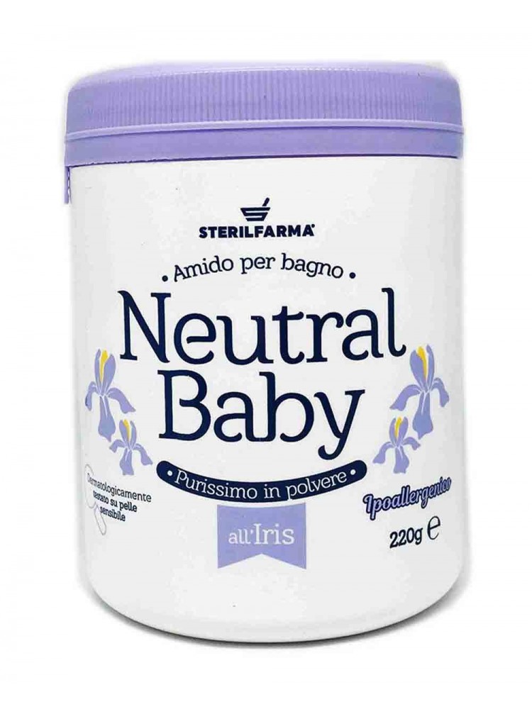 Neutral Baby vilkdalgių kvapo ryžių milteliai voniai, 220 g