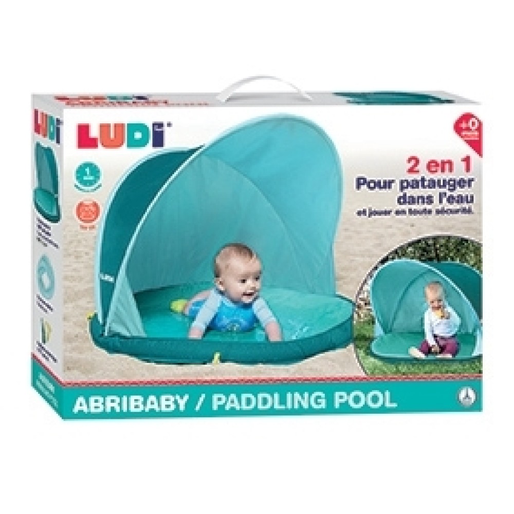 LUDI 3 in 1 - palapinė-užuovėja-baseinas viename, 0+
